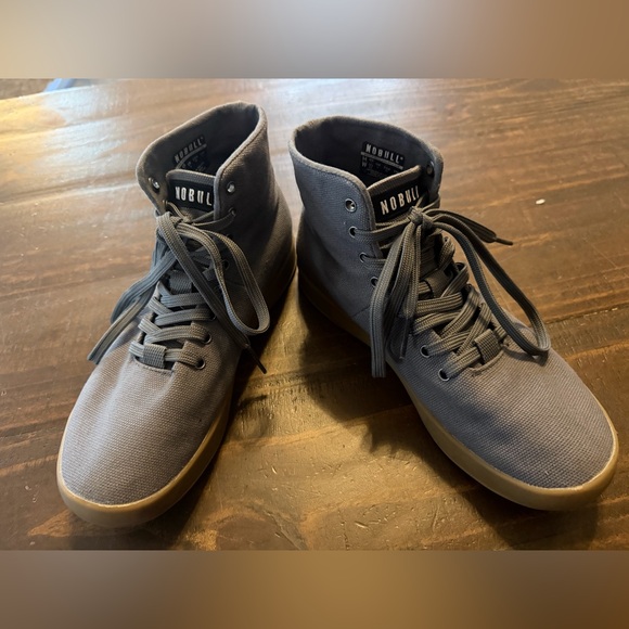 NOBULL Charcoal Unisex High-Top Sneakers - Picture 1 of 5